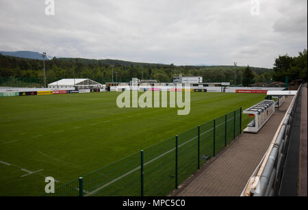 22. Mai 2018, Italien, Eppan: Das große Training Feld auf dem Trainingsgelände im Sportzentrum Rungg. Die deutsche Fußball-Nationalmannschaft für die Weltmeisterschaft 2018 in Russland bereiten auf ihr Trainingslager in der Nähe von Bozen von 23. Mai bis 07. Juni 2018. Foto: Christian Charisius/dpa Stockfoto