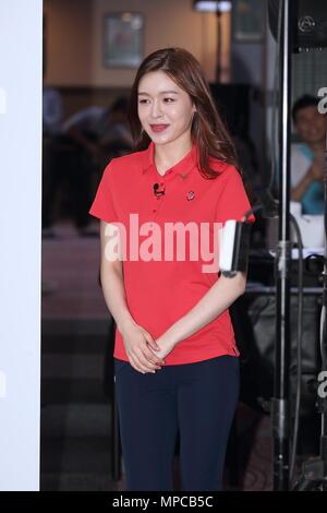 Seoul, Korea. 22. Mai, 2018. Shin, Soo-ji, Kim Su-Ro Datensatz für MBC Billard show in Seoul, Korea am 22. Mai 2018. (China und Korea Rechte) Credit: TopPhoto/Alamy leben Nachrichten Stockfoto