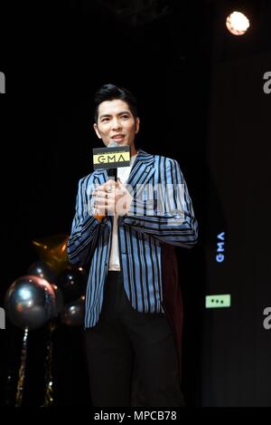 Taipei. 22. Mai, 2018. Stau Hsiao nahmen an der Pressekonferenz bekannt, dass er die 29 Golden Melody Auszeichnungen in Taipei, Taiwan, China host wird am 22. Mai 2018. (Foto durch TPG) Credit: TopPhoto/Alamy leben Nachrichten Stockfoto