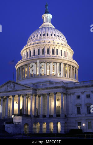 1988 historische UNITED STATES CAPITOL WASHINGTON DC USA Stockfoto