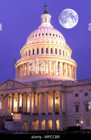 1988 historische UNITED STATES CAPITOL WASHINGTON DC USA Stockfoto