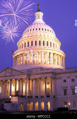1988 historische UNITED STATES CAPITOL WASHINGTON DC USA Stockfoto