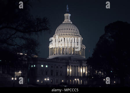 1988 historische UNITED STATES CAPITOL WASHINGTON DC USA Stockfoto