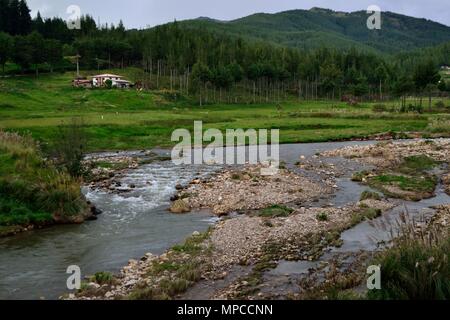 GRANJA PORCON-evangelischen Kooperativen - Departement Cajamarca PERU Stockfoto