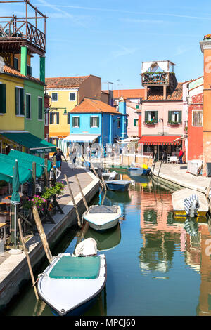 Anzeigen von Burano, Venedig, Venetien, Italien Stockfoto