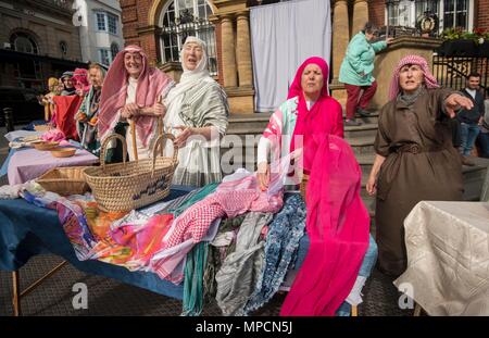 Marlborough Gemeinschaft Passion Play, Wiltshire 2017 15/04/17. Stockfoto