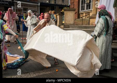 Marlborough Gemeinschaft Passion Play, Wiltshire 2017 15/04/17. Stockfoto