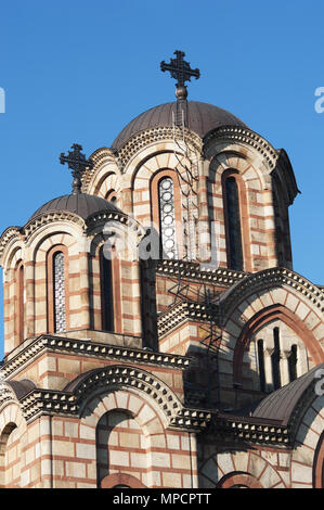 Kuppel der St. Mark's Church, Belgrad Stockfoto