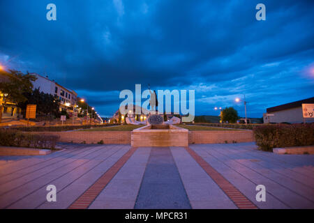 Denkmal für Alfons X. von Kastilien in Toledo Stockfoto