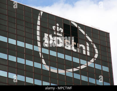 Den Haag, Niederlande - 26. September 2015: Hauptsitz der Post nl in Den Haag Holland Stockfoto