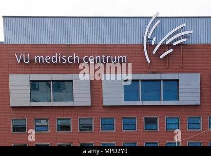 Amstwerdam, Niederlande - 18 Juli 2015: VU University Medical Center ist eine umfassende Lehre und Forschung an der Universität in Amsterdam. Stockfoto