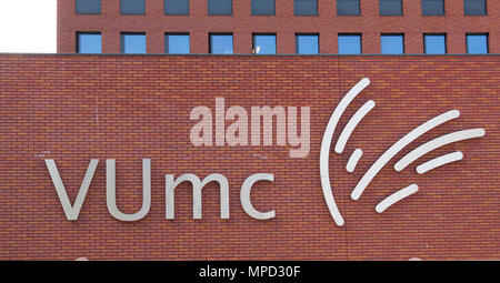 Amstwerdam, Niederlande - 18 Juli 2015: VU University Medical Center ist eine umfassende Lehre und Forschung an der Universität in Amsterdam. Stockfoto