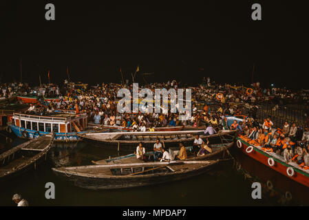 Erkunden Varanasi, Indien Stockfoto