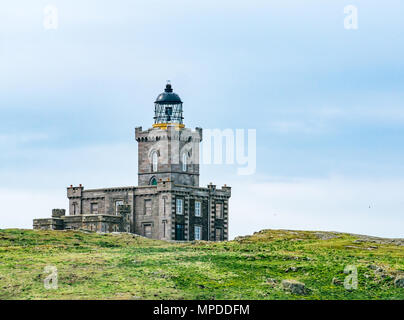 Viktorianische Leuchtturm, Insel, Erhabene, Schottland, Großbritannien Stockfoto