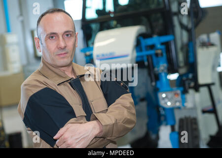 Landwirtschaft Mechaniker Stockfoto