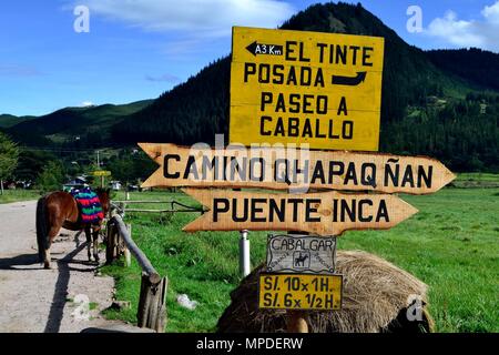 GRANJA PORCON-evangelischen Kooperativen - Departement Cajamarca PERU Stockfoto