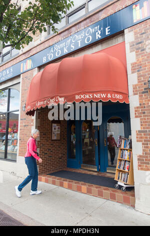 Ein eigenes Zimmer Buchhandlung in Madison Wisconsin Stockfoto