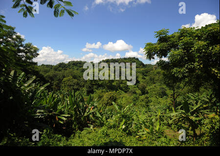 Bandarban, Bangladesch - Oktober 01, 2010: Die Landschaft Blick auf Bandarban ist als eines der attraktivsten Reiseziele in Bangladesch angesehen. Stockfoto
