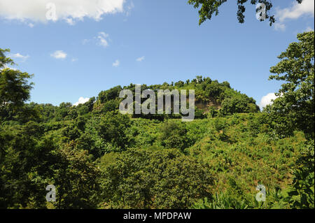 Bandarban, Bangladesch - Oktober 01, 2010: Die Landschaft Blick auf Bandarban ist als eines der attraktivsten Reiseziele in Bangladesch angesehen. Stockfoto