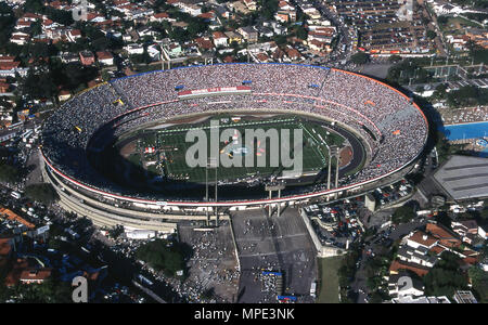 Luftaufnahme, Morumbi Stadion, Sao Paulo, Brasilien Stockfoto