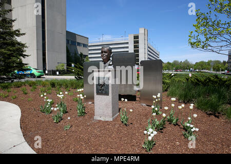 Charles George Drake Statue an der Western University Stockfoto