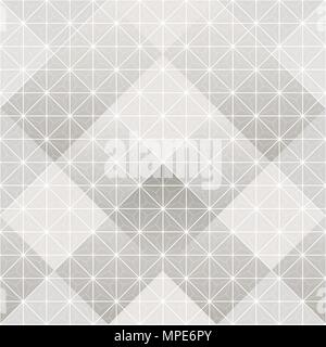 Abstrakte weißen geometrischen Hintergrund. . Grauen Farbverlauf Textur. Vector Illustration. Stock Vektor