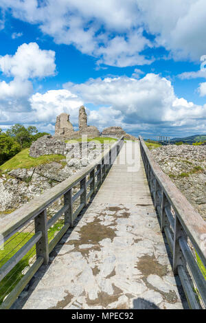 Montgomery Schloss, Powys, Wales, Europa. Stockfoto