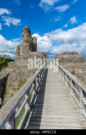 Montgomery Schloss, Powys, Wales, Europa. Stockfoto