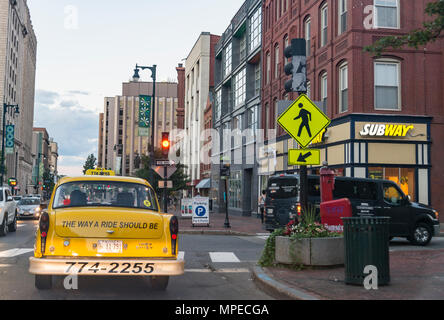 Innenstadt von Portland, Maine, USA. Stockfoto