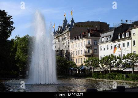 BADEN-BADEN, Deutschland - 18. Mai 2018: Baden-Baden ist eine Stadt in Baden-Württemberg im Südwesten von Deutschland. Stockfoto