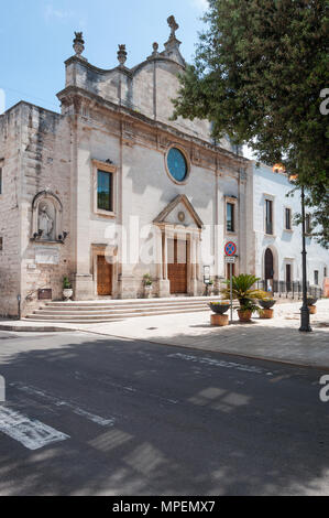 Katholische Kirche Parroccia S. Antonio, Martina Franca, Provinz Taranto, Apulien, Italien Stockfoto