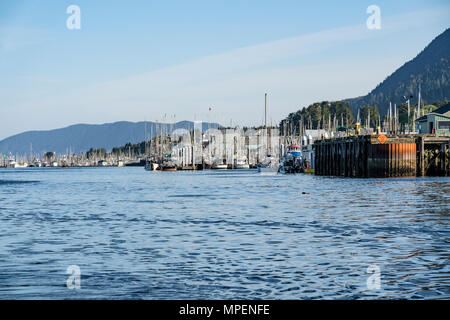 Hafen in Sitka, Alaska, United States Stockfoto