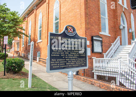 Dexter Avenue King Memorial Baptist Church, Montgomery, Alabama, USA Stockfoto