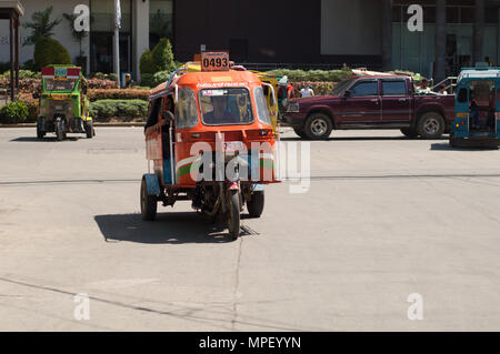 Dreirädrige Kraftfahrzeuge, Cagayan de Oro, Mindanao, Philippinen Stockfoto