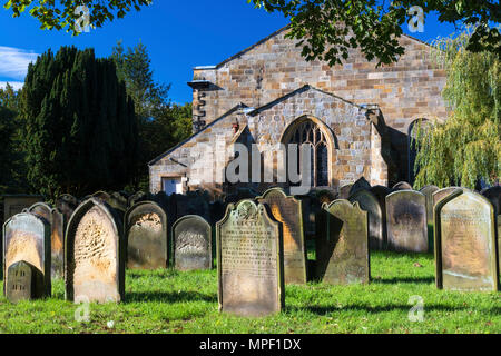 Friedhof von St. Peter und St. Paul Kirche, Stokesley, North Yorkshire, Großbritannien Stockfoto