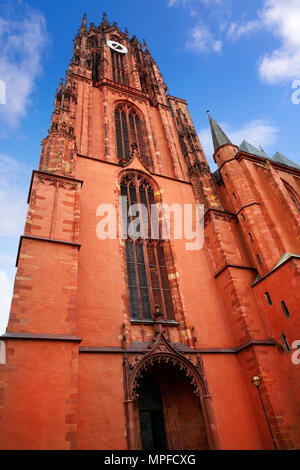 Frankfurter Dom St. Bartholomaus Kaiserdon in Deutschland Stockfoto