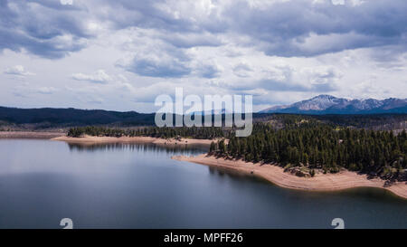 Rampart Behälter Luftaufnahme Stockfoto