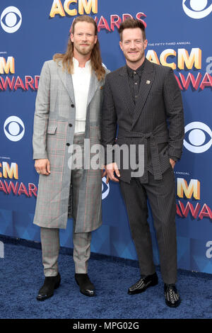 53. jährlichen Academy der Country Music Awards 2018 im MGM Grand Garden Arena im MGM Grand Hotel & Casino in Las Vegas, Nevada statt. Mit: Florida Georgia, Wo: Las Vegas, Nevada, United States Wenn: 15 Apr 2018 Credit: Nicky Nelson/WENN.com Stockfoto