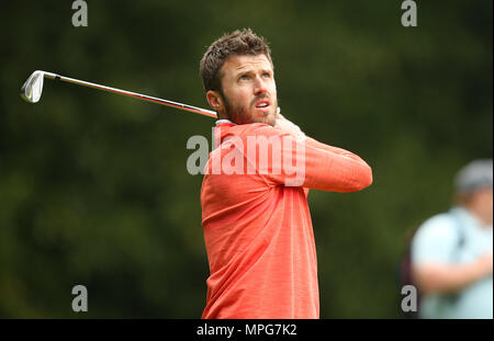 Wentworth, England. 23.Mai 2018. Wentworth Golf Club, UK. 23. Mai 2018. Michael Carrick während der Pro Ich bin vor der BMW PGA Championship in Wentworth Golf Club am 23. Mai 2018 in Surrey, England Credit: Paul Terry Foto/Alamy leben Nachrichten Stockfoto
