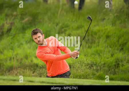 Wentworth, England. 23.Mai 2018. Wentworth Golf Club, UK. 23. Mai 2018. Michael Carrick während der Pro Ich bin vor der BMW PGA Championship in Wentworth Golf Club am 23. Mai 2018 in Surrey, England Credit: Paul Terry Foto/Alamy leben Nachrichten Stockfoto