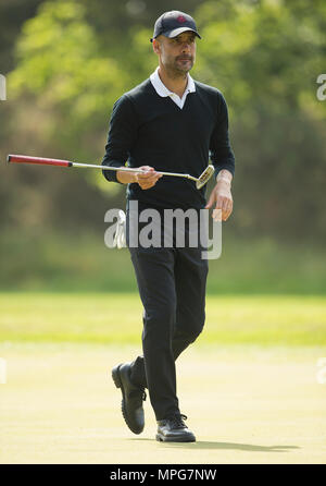 Wentworth, England. 23.Mai 2018. Wentworth Golf Club, UK. 23. Mai 2018. Pep Guardiola während der Pro Ich bin vor der BMW PGA Championship in Wentworth Golf Club am 23. Mai 2018 in Surrey, England Credit: Paul Terry Foto/Alamy leben Nachrichten Stockfoto