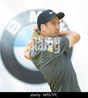 Wentworth, England. 23.Mai 2018. Wentworth Golf Club, UK. 23. Mai 2018. Ross Fisher während der Pro Ich bin vor der BMW PGA Championship in Wentworth Golf Club am 23. Mai 2018 in Surrey, England Credit: Paul Terry Foto/Alamy leben Nachrichten Stockfoto