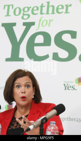 Dublin, Irland. 23. Mai 2018. Mit nur einem Tag zum Wahltag für die Abtreibung Referendum in Dublin, Irland, Ja und Nein Wähler wurden in Kraft. Credit: RollingNews.ie/Alamy leben Nachrichten Stockfoto