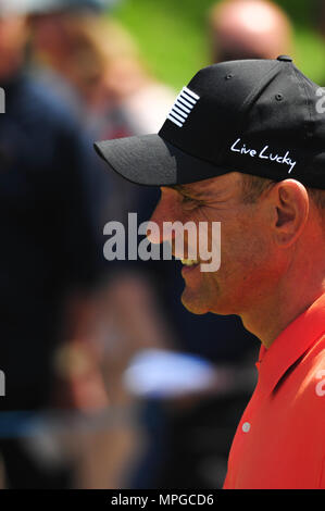 Vinnie Jones Golf Stockfoto