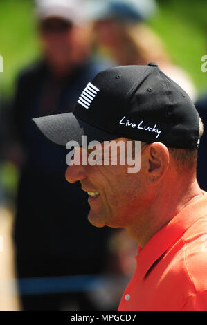 Vinnie Jones Golf Stockfoto