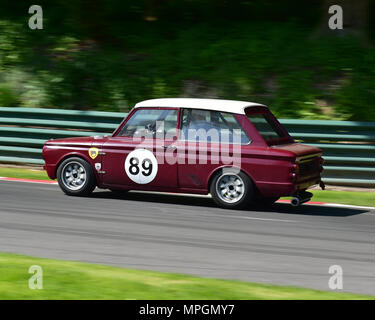 Adrian Oliver, Hillman Imp, HSCC, HRSR, historische Tourenwagen, HSCC Wolds Trophäe Mai 20th, 2018, Cadwell Park, Autos, klassische Rennwagen, historische Rac Stockfoto