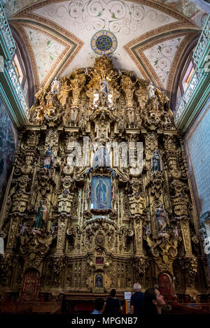 Kirche der Grito, aus dem 18. Jahrhundert Dolores Pfarrkirche, wo Miguel Hidalgo, der "Schrei von Dolores" rallyesport Menschen bis zum Aufstieg gesprochen, Dolores Hidalgo, Stockfoto