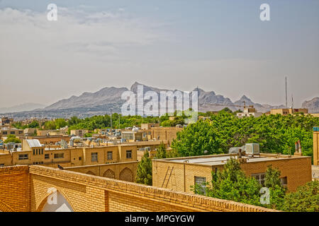 Isfahan Berg im Abstand Stockfoto