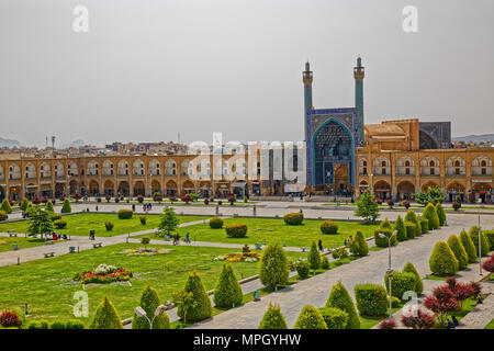 Isfahan Imam Square Antenne Stockfoto