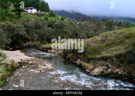 GRANJA PORCON-evangelischen Kooperativen - Departement Cajamarca PERU Stockfoto